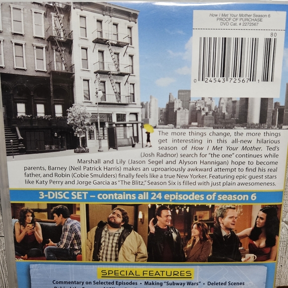 How I Met Your Mother Season 6 DVD 3-Disc Set The Complete Season 6 - Picture 6 of 7